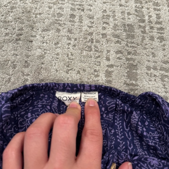 Roxy Purple Patterned Romper - Picture 5 of 5